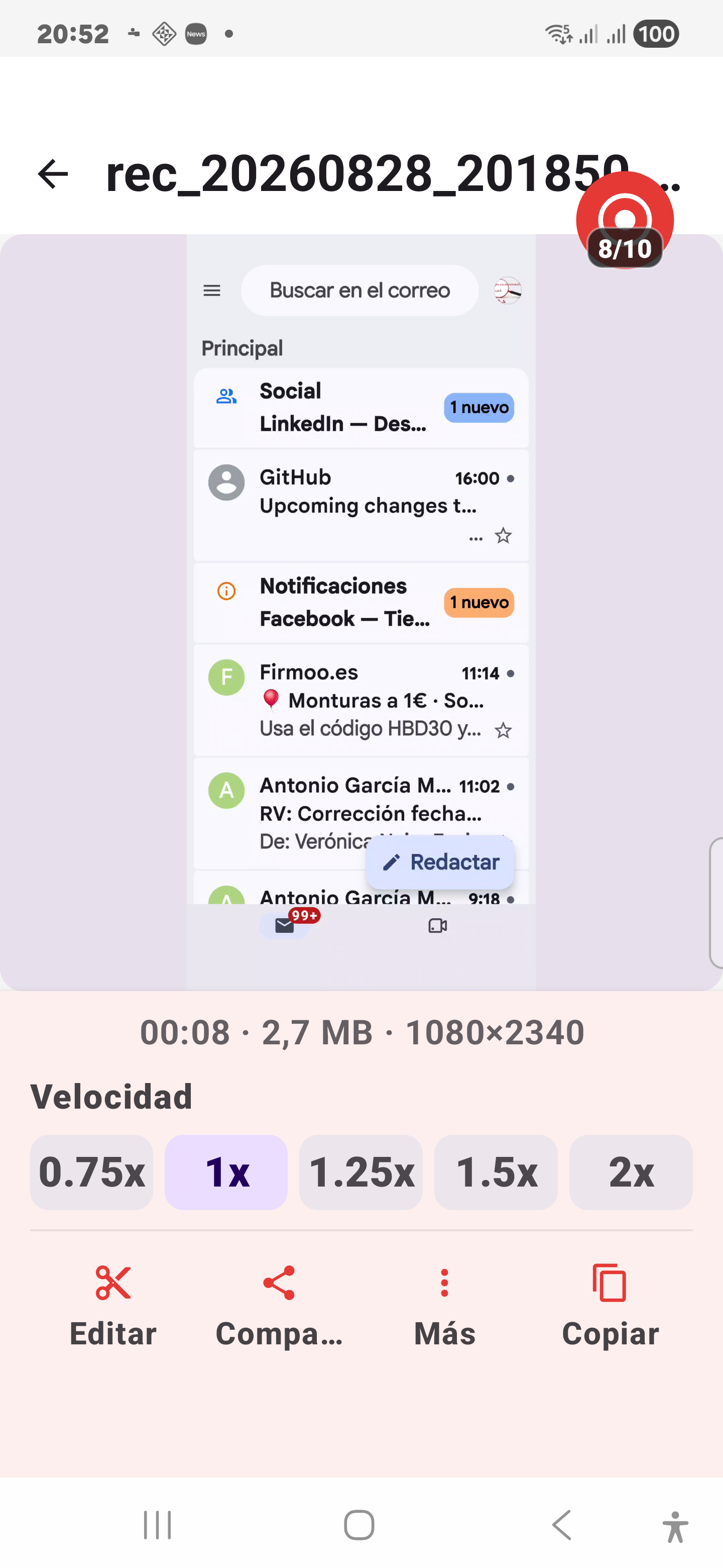 Reproductor de vídeo